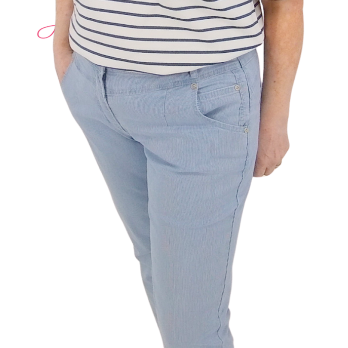 Red Button Broek Jani Chambray Bleachblue Red Button Broek Jani Chambray Bleachblue